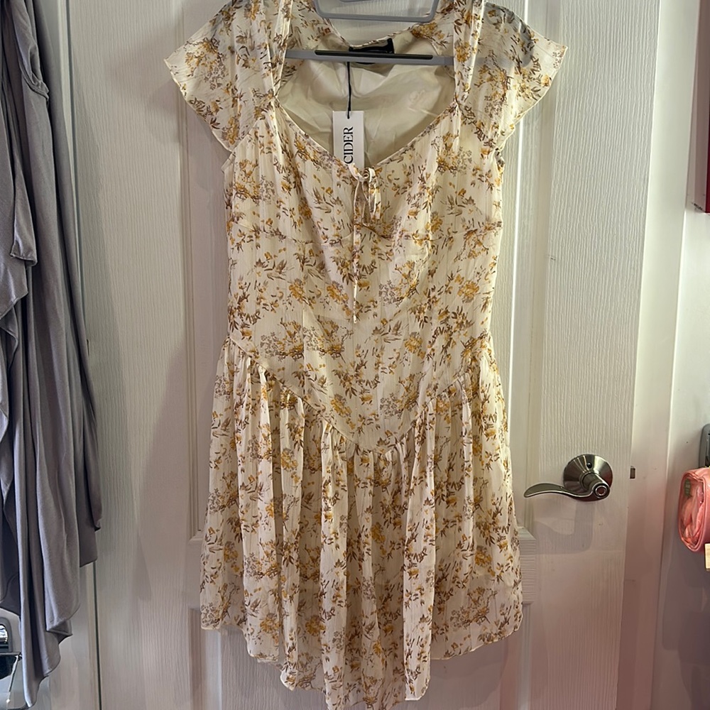Cider floral dress